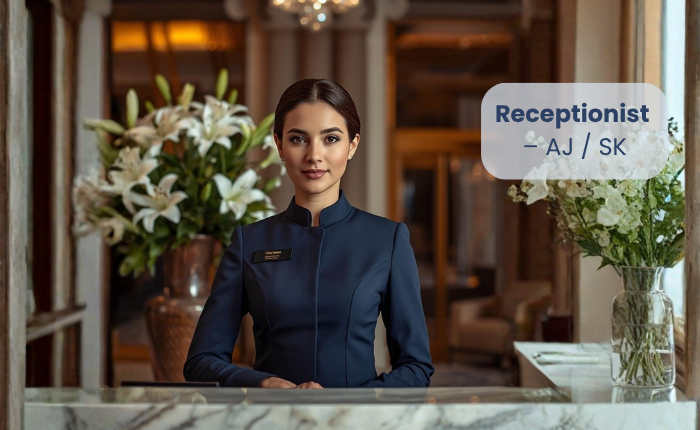 Receptionist (Recepčný/recepčná) – AJ / SK